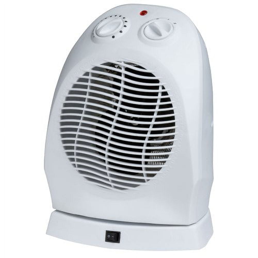 Pro Fusion Heat FH-101A 750/1500 Watt White Oscillating Fan and Heater -  Walmart.com
