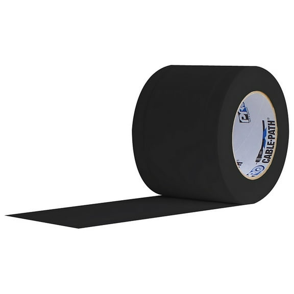 Pro Gaff Black Cable Path Gaffers Tape 4" X 30 Yard Roll (Pack Of 12)