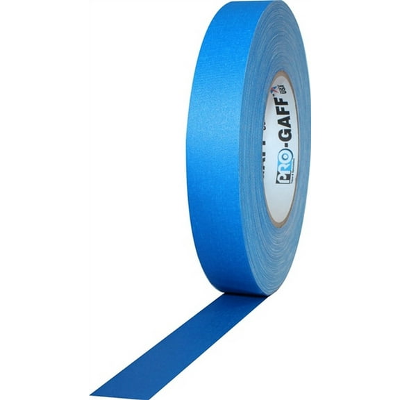 Pro Gaff Electric Blue Gaffers Tape 1" X 55 Yard Roll (Pack Of 48)