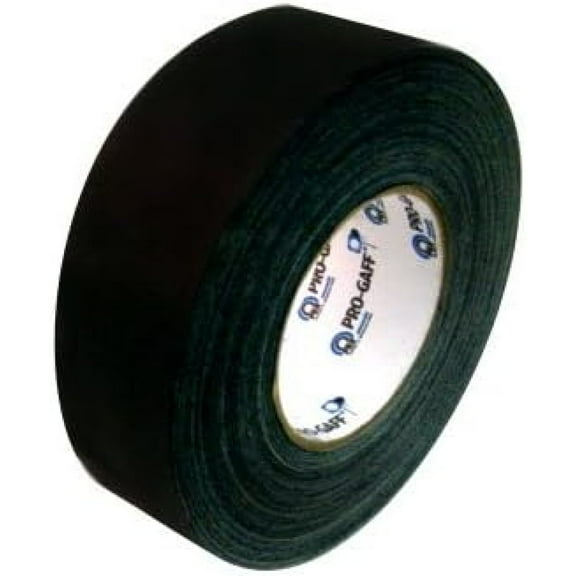 Pro Gaff Gaffers Tape 1 and 2 inch Widths, 17 Colors Available, 2 inch, Black