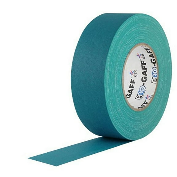 Pro Gaff Teal Gaffers Tape 12" x 50 Yard Roll (Pack of 4)