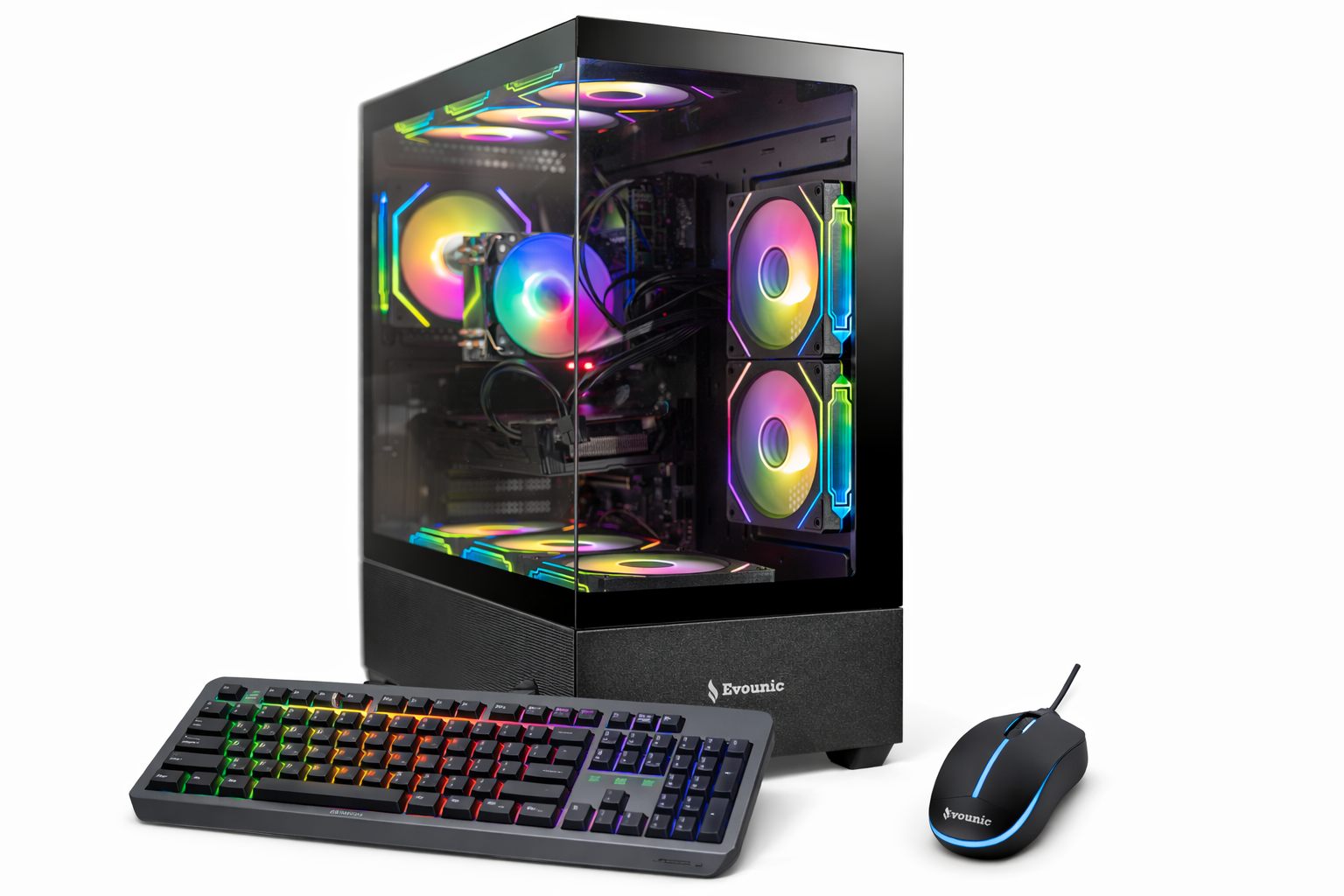 Prebuilt Pc Pro Gaming PC Desktop Intel Xeon E5 12 Core NVIDIA GeForce RTX 2070 8GB 64GB RAM 512GB SSD 4TB HDD Dual Storage 650W PSU Windows 11 Pro ARGB Fan Gami 4d971084 7c59 43e9 Bc77 