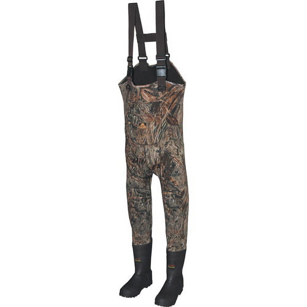 Pro Gear Men's 3.5mm Neoprene Chest Waders, Stout, Mossy Oak Duck Blind