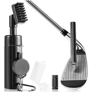 Pro Golf Club Cleaner Brush with Golf Groove Sharpener Tool Suitable for U & V-Grooves 8 Inches Golf Water Brush with Retractable Clip Hold 5oz of Water Perfect Golf Accessories for Men/Women