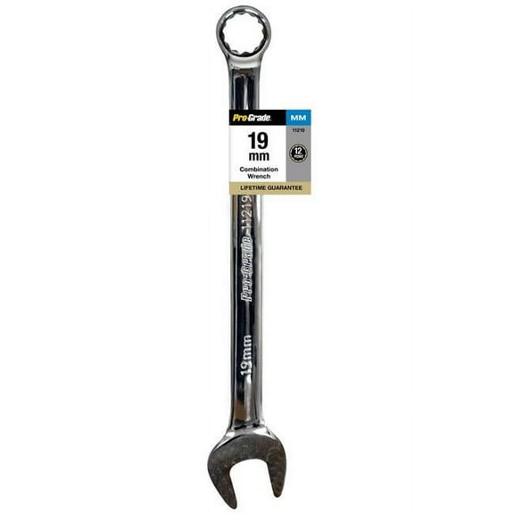 Pro-Grade 18mm Combination Wrench, Dyna Drive, Chrome Vanadium, ANSI Certified, 11218