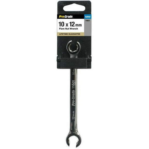 Pro-Grade 3/8" x 7/16" Flare Nut Wrench, Dyna Drive, Chrome Vanadium, ANSI Certified, 11403