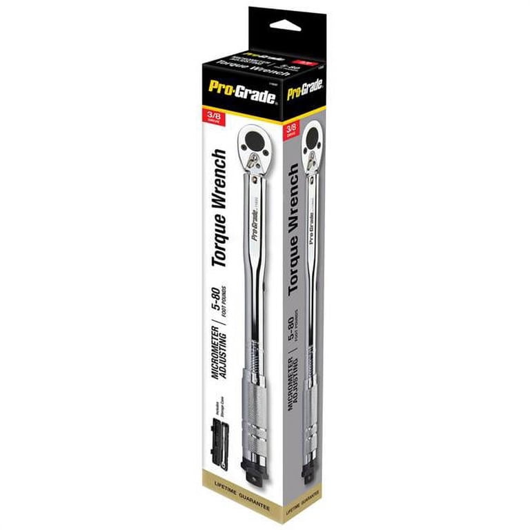 Pro-Grade 11850 0.37 in. Drive Micro Adjusting Torque Wrench - 5