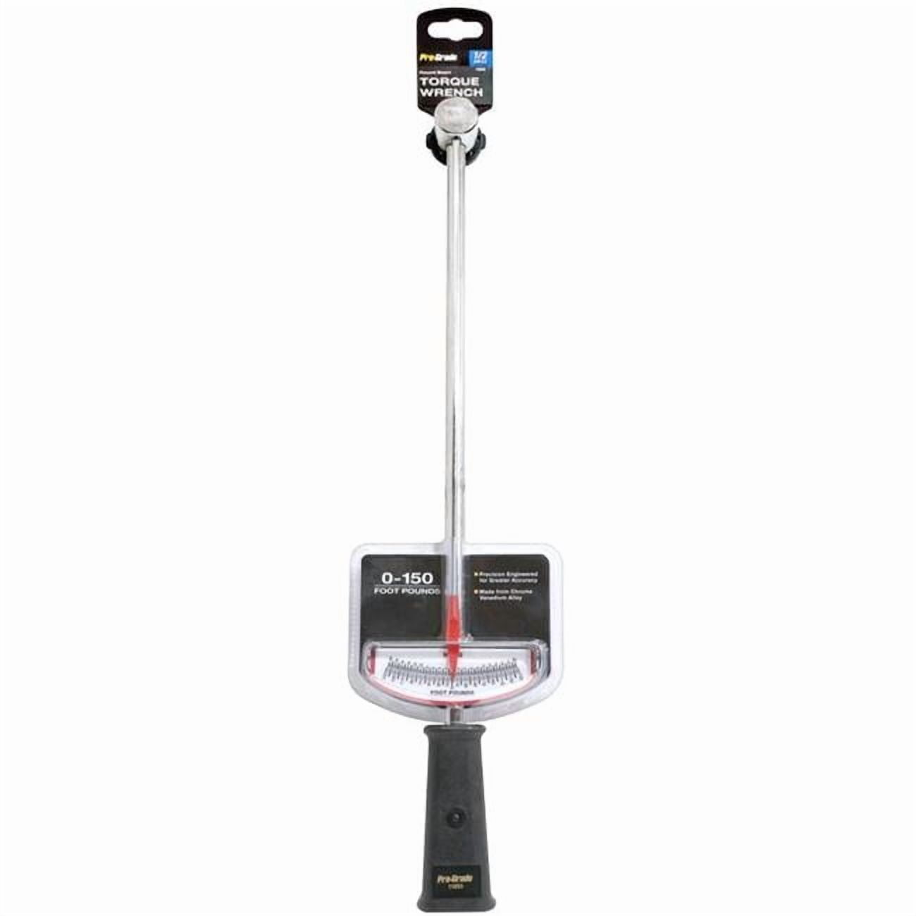 Pro-Grade 11853 0.5 in. Drive Round Beam Torque Wrench - 0-150 ft.-lbs