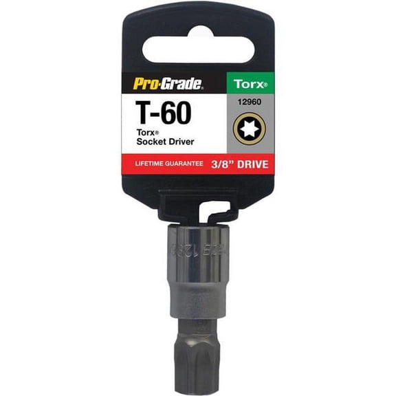 Pro-Grade 12960 0.37 in. Drive x T60 Internal Torx Socket