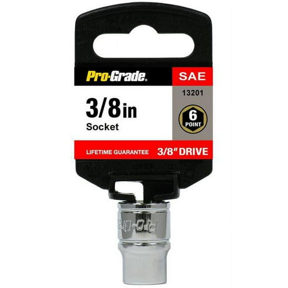 Pro-Grade 13201 0.37 Drive x 0.37 in. 6 Point Socket
