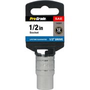 Pro-Grade 14201 0.5 Drive x 0.5 in. 12 Point Socket