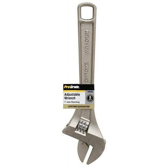 Pro-Grade 15008 8 in. Adjustable Wrench