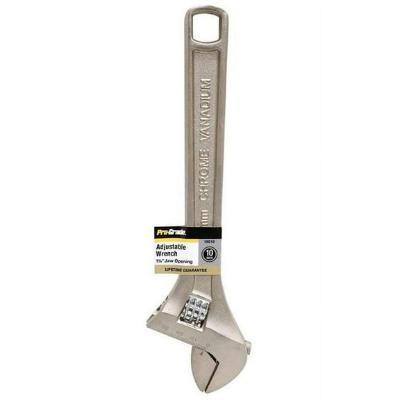 Pro-Grade Adjustable Wrench 8-Inch Chrome Vanadium, 15008