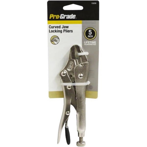 Pro-Grade 15230 5 in. Curve Jaw Lock Grip Pliers