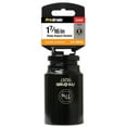 thumbnail image 1 of Pro-Grade 3/4in Drive 6 Pt. 1-3/8in Deep Impact Socket, ED Black, 16266, 1 of 1