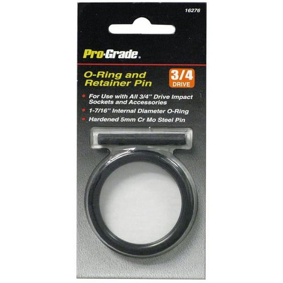 Pro-Grade 16276 0.75 in. Drive O-Ring & Retainer Pin