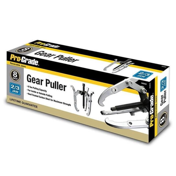 Pro-Grade 18203 8 in. Adjustable 2 or 3 Jaw Gear Puller - 6 Ton
