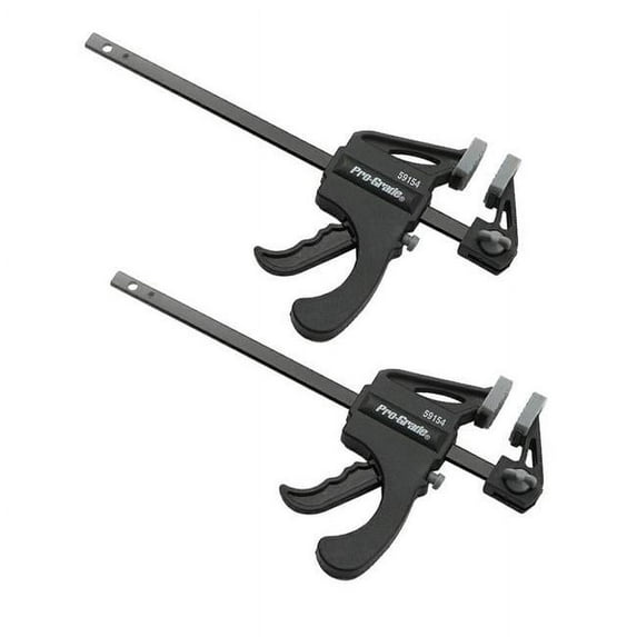 Pro-Grade 59154 4 in. Mini Ratcheting Bar Clamp - Pack of 2