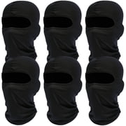 Pro Grade Balaclava 6-Pack, Windproof & Sun Protective Face Mask Hood for Ski, Motorcycle & Hiking, Moisture-Wicking Fabric