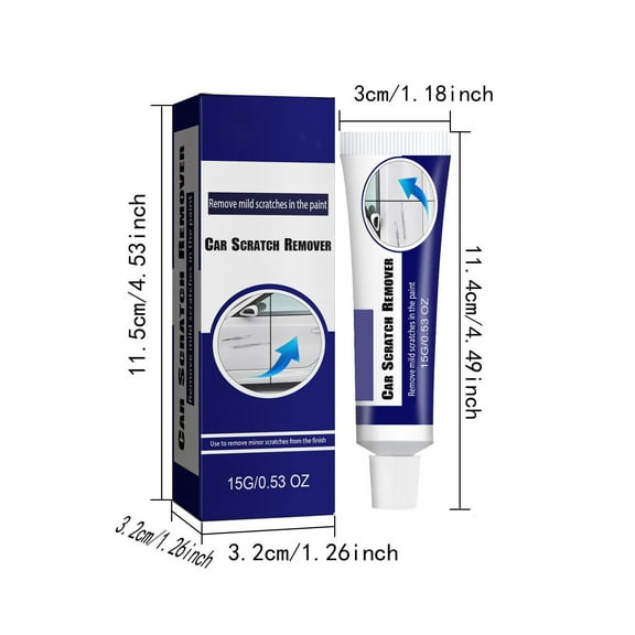 Pro-Grade Car Scratch Remover, Paint Correction Compound That Removes Defects While Adding Gloss and Shine, Single Stage and Clear Coat Scratch Remove
