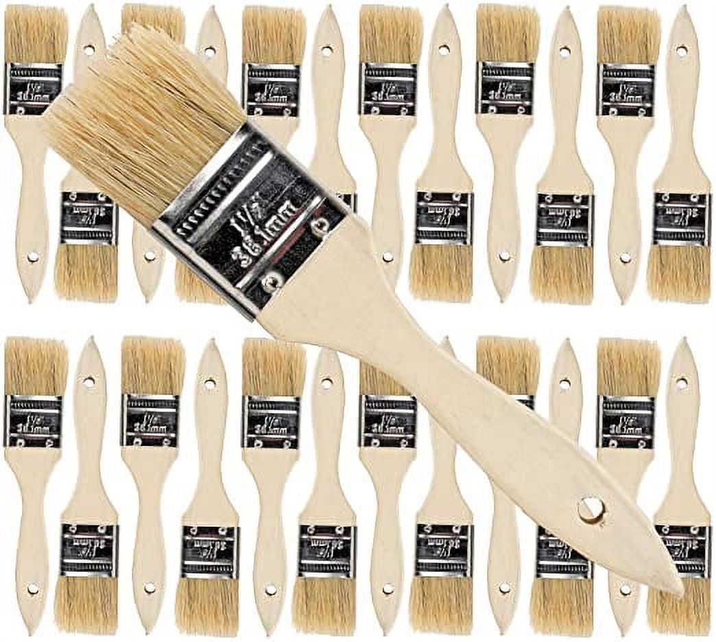 Pro Grade Chip Brush, 2inch Professional Paint Brushes, 24 Pack