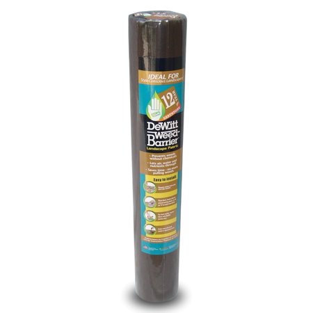 Pro-Grade Earth Tone Weed Barrier Fabric, UV Treated for Durability - 3' x 100'