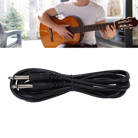 Pro,Grade Guitar Patch Cable, Noise Reduction for Clear Sound, Secure Connection Instrument Wire