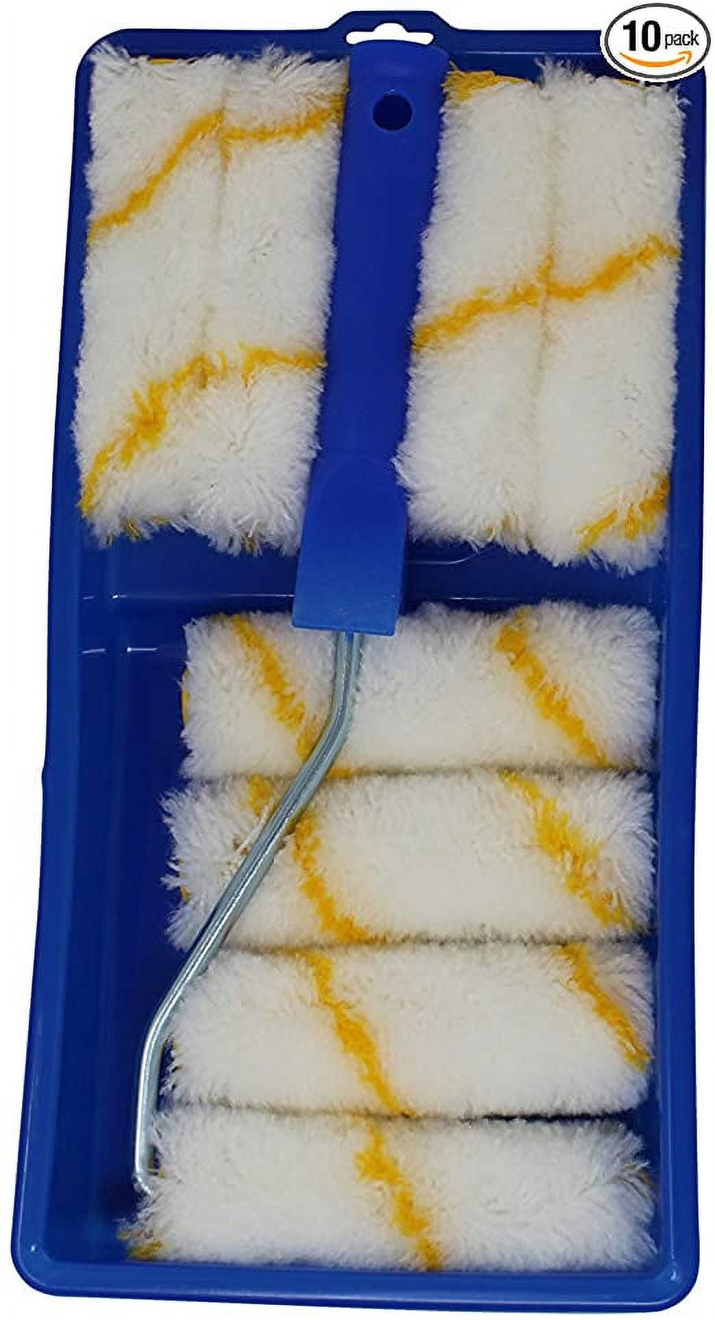 Pro Grade Paint Roller Tool Kit, Mini Paint Tray and Rollers, 10 Piece