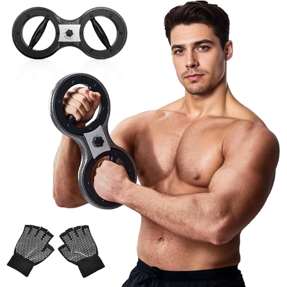 Pro-Grade Rotator Machine - Adjustable Arm Trainer for Men & Women, 12lbs Silent Forearm Strengthener with Adjustable Resistance Resistance, Home/Gym Arm Workout Equipment for Boxing & Rehabilitation