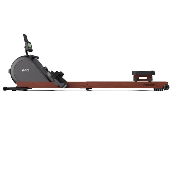 Pro-Grade Rowing Machine for Home, Foldable Magnetic Rowing Machine with Self-Generation, 32 Levels 132lbs Max Resistance, 400 LBS Max Load, 53in Slide Rail, Home Gym Equipment