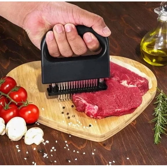 ?Pro Grade Ultra Durable Meat Tenderizer | 48 Stainless Steel Blade Kitchen Tool