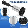 thumbnail image 1 of Pro-Grade Wheel Hub Rust Removal Tool - Drill Compatible Aluminum Alloy Cleaner for Brake Rotors & Lug Studs - DIY Auto Maintenance, 1 of 5