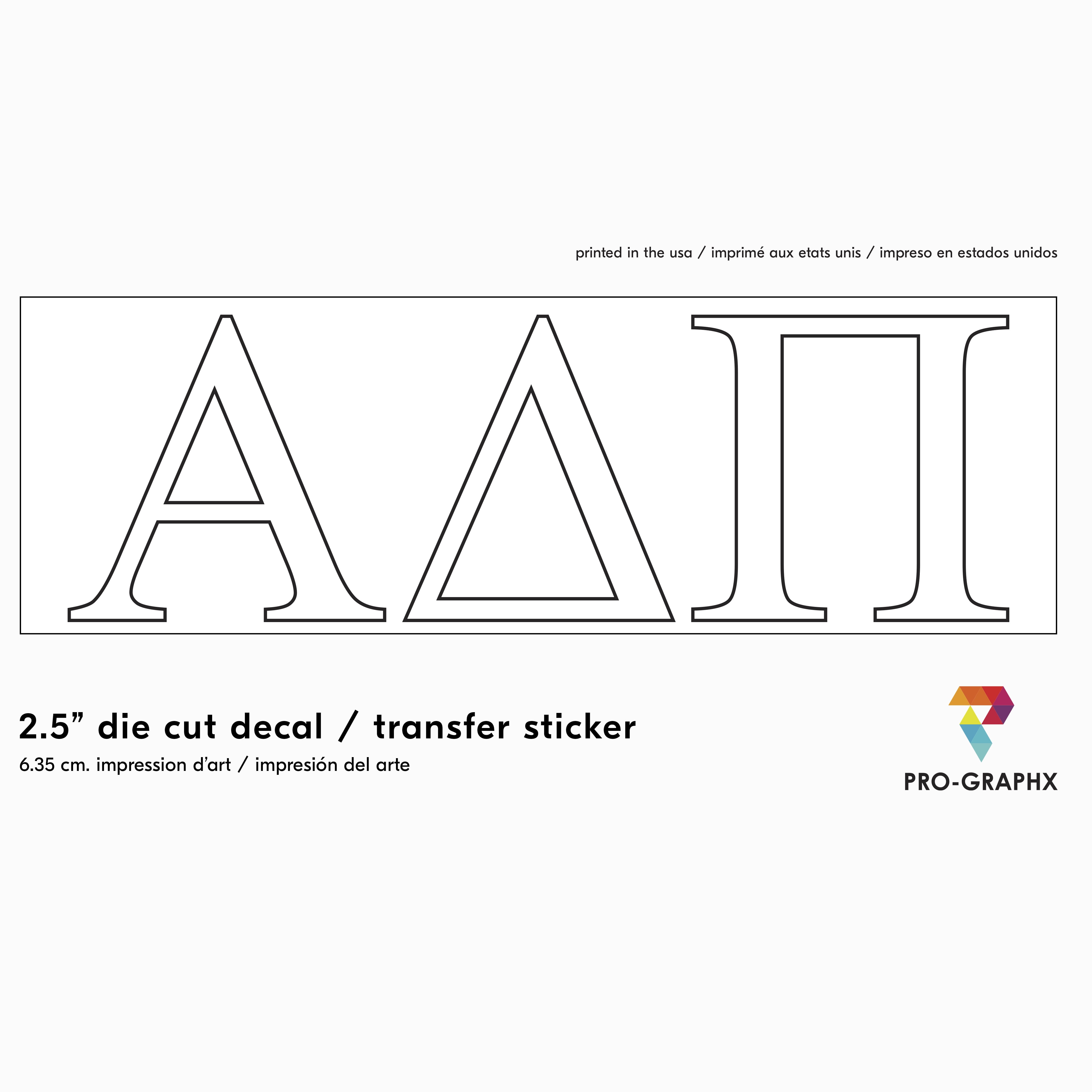 Alpha Delta Pi Sticker Sheet - Officially Licensed Sorority Vinyl Stickers, 10 Designs