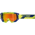 thumbnail image 1 of Pro Grip 3200 MX Venom Goggles (One Size Fits Most, Fluorescent Yellow/Blue / Mirrored Lens), 1 of 1