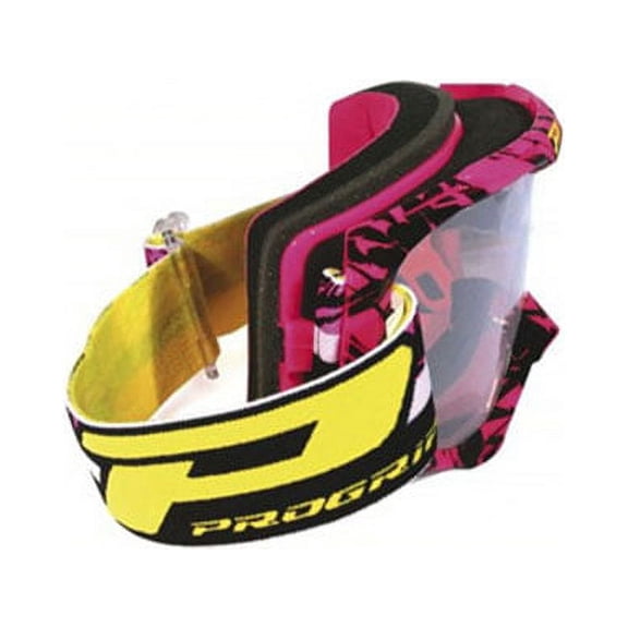 Pro Grip 3450 Fluorescent MX Offroad Goggles Fushia/Black