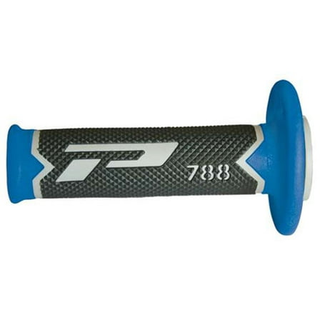 Pro Grip 788 Cross Triple Density Gray/Blue/Black MX Grips (PA078800TGBL)
