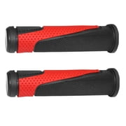 Pro Grip 807 Double Density Open End Handlebar Grips, Red/Black, 7/8" ATV & Watercraft, 125mm, Pair PA080722NERO