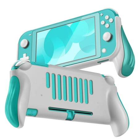 Pro Grip Case for Nintendo Switch Lite Protective Shell Cover (Blue) Vented Comfort Enhance Ergonomic Grips, Lightweight, Slim, Scratch & Shock Protector Nintendo Switch Lite Accessories