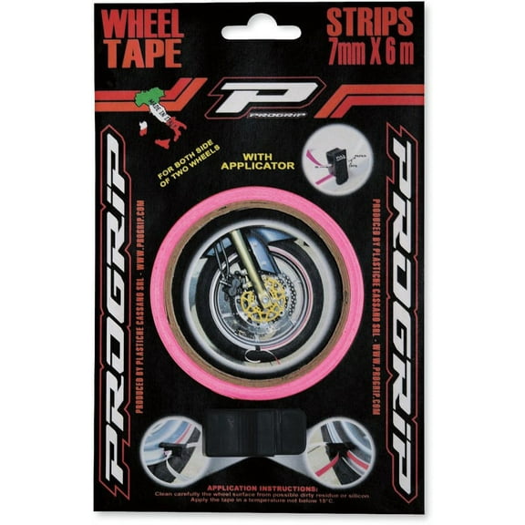Pro Grip Pink Motorcycle Wheel/Rim Detailing Trim Tape (PZ5025APFX)