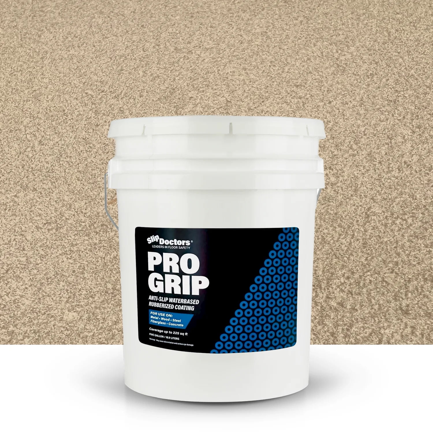 Pro Grip Rubberized Non-Skid Spray Coating for Decks, Floors, Boats &  Sports Courts – Non-Slip Rubber Paint for Concrete, Wood, Metal &  Fiberglass (5 Gallon, Base Gray), House Paint -  Canada