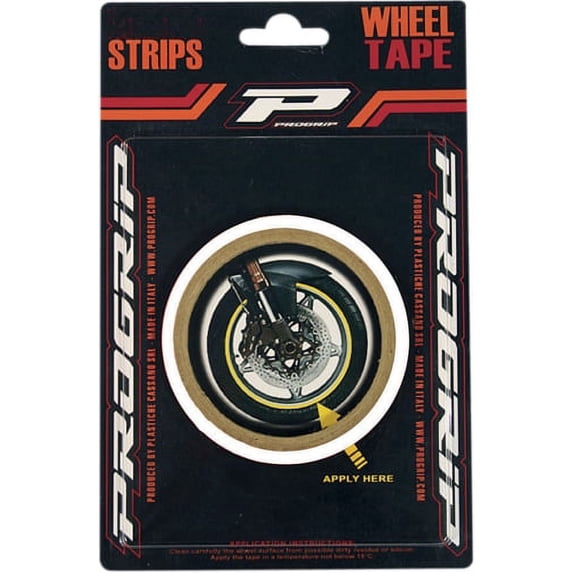 Pro Grip White Motorcycle Wheel/Rim Detailing Trim Tape (PZ5025APBI)