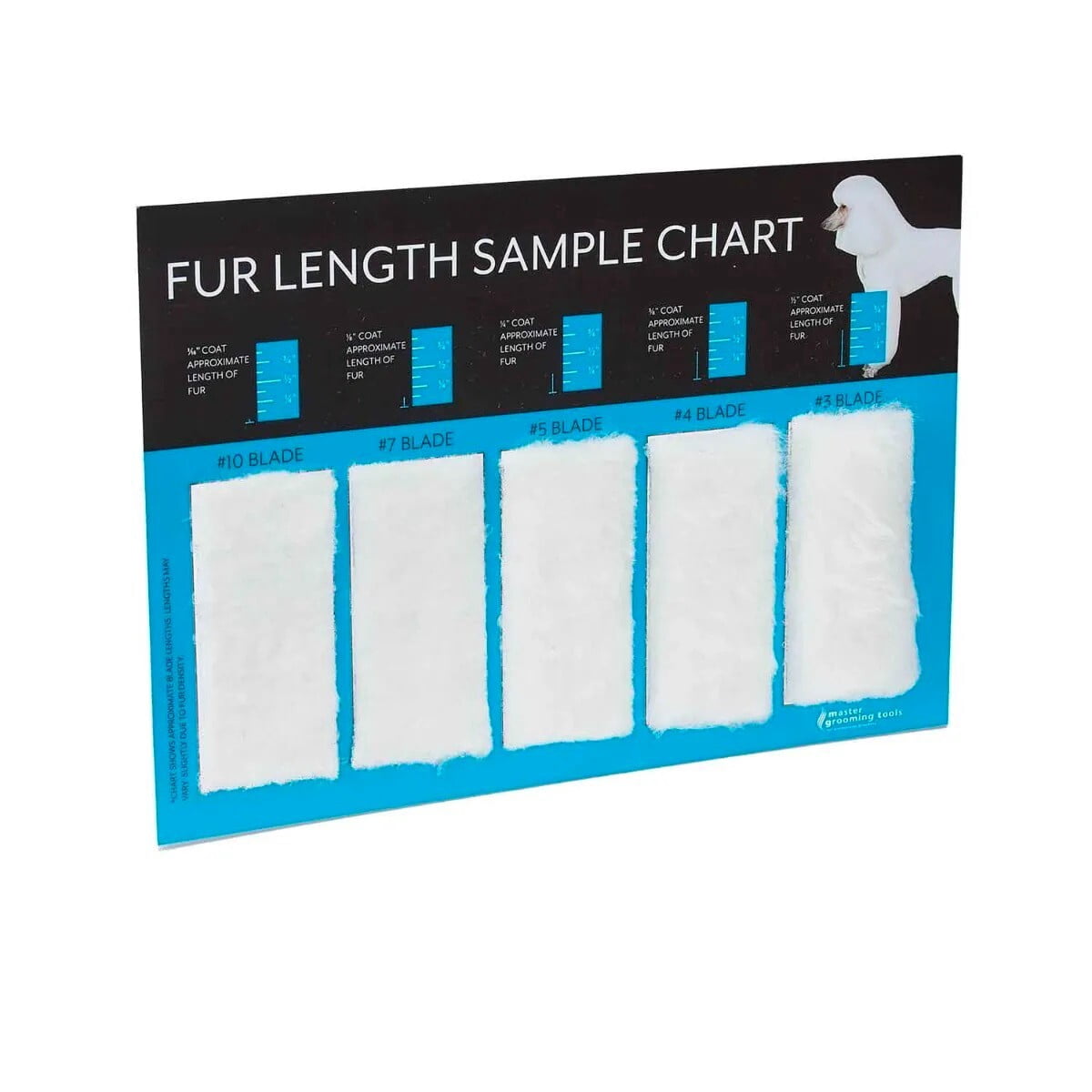Pro Grooming Tools Blade or Attachment Comb Fur and Hair Length Sample ...