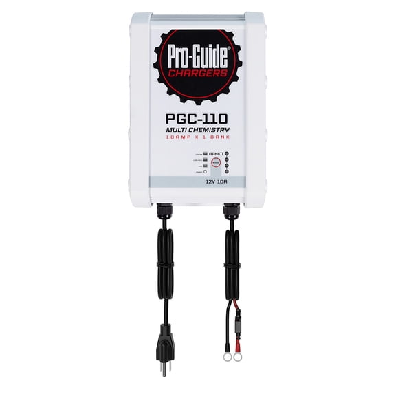 Proguide Batteries PGC-110 Pro-guide Pgc-110 1-bank 12v 10a Lead Acid/lifepo4 On Board Charger, Ip68