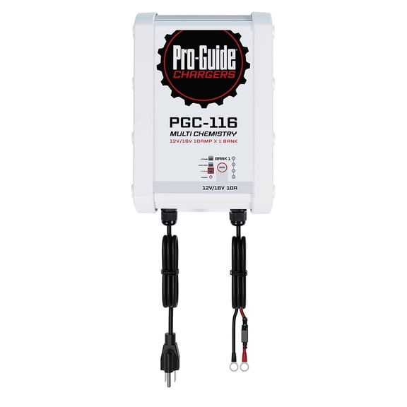 Proguide Batteries PGC-116 Pro-guide 1-bank 12/16v 10a Agm/lifepo4 On Board Charger, Ip68