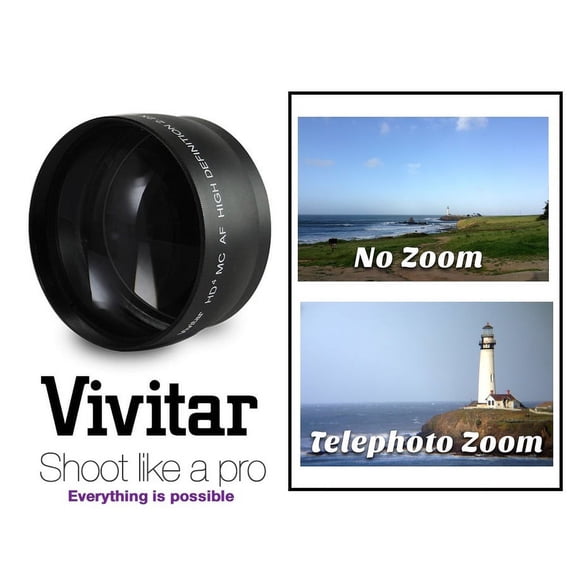 Pro HD 2.2X Telephoto Lens for Canon Powershot SX70 HS (Adapter Included)