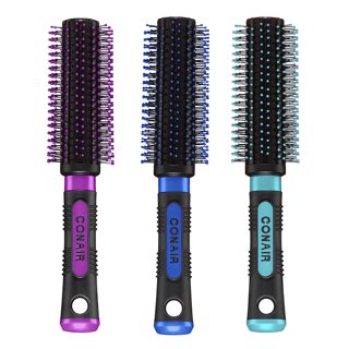 Ebo Plastic Nylon Bristles Hair Brush All Types of Hair Assort Color 2 Pcs, Size: One Size