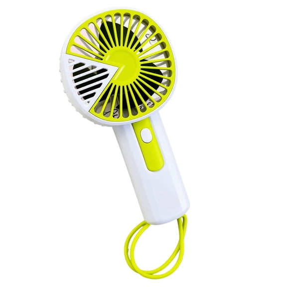 Pro Handheld Portable fan with Turbo Cooling - Hand Held Fan Pro Rechargeable Powerful Mini Personal Ice fan for Travel, Outdoor, Beach & Makeup(Green)