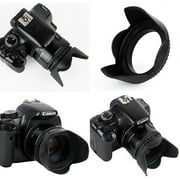 Pro Hard Lens Hood with Collar Clamp for Canon EOS M100 M6 M50 M200 49mm Compatible