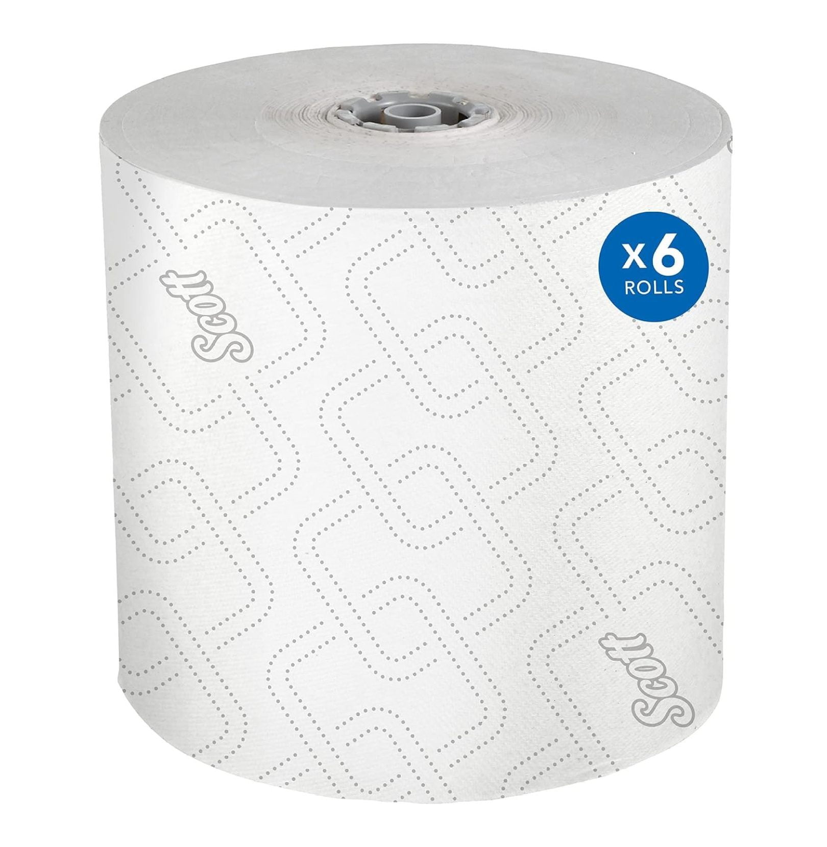 Pro Hard Roll Paper Towels (25703) with Absorbency Pockets, for MOD Dispenser (Grey ), 1150â€™ / Roll, 6 White Rolls / Case, 6,900 feet