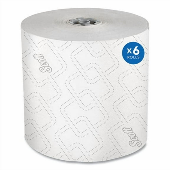 Pro Hard Roll Paper Towels with Elevated Scott Design for Scott Pro Dispenser, Gray Core Only, 1-Ply | Bundle of 2